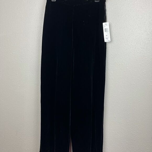 NWT Rena Rowan Women’s Velvet Pants Size 10 - Picture 1 of 5